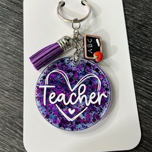 Hand crafted Teacher keychain
